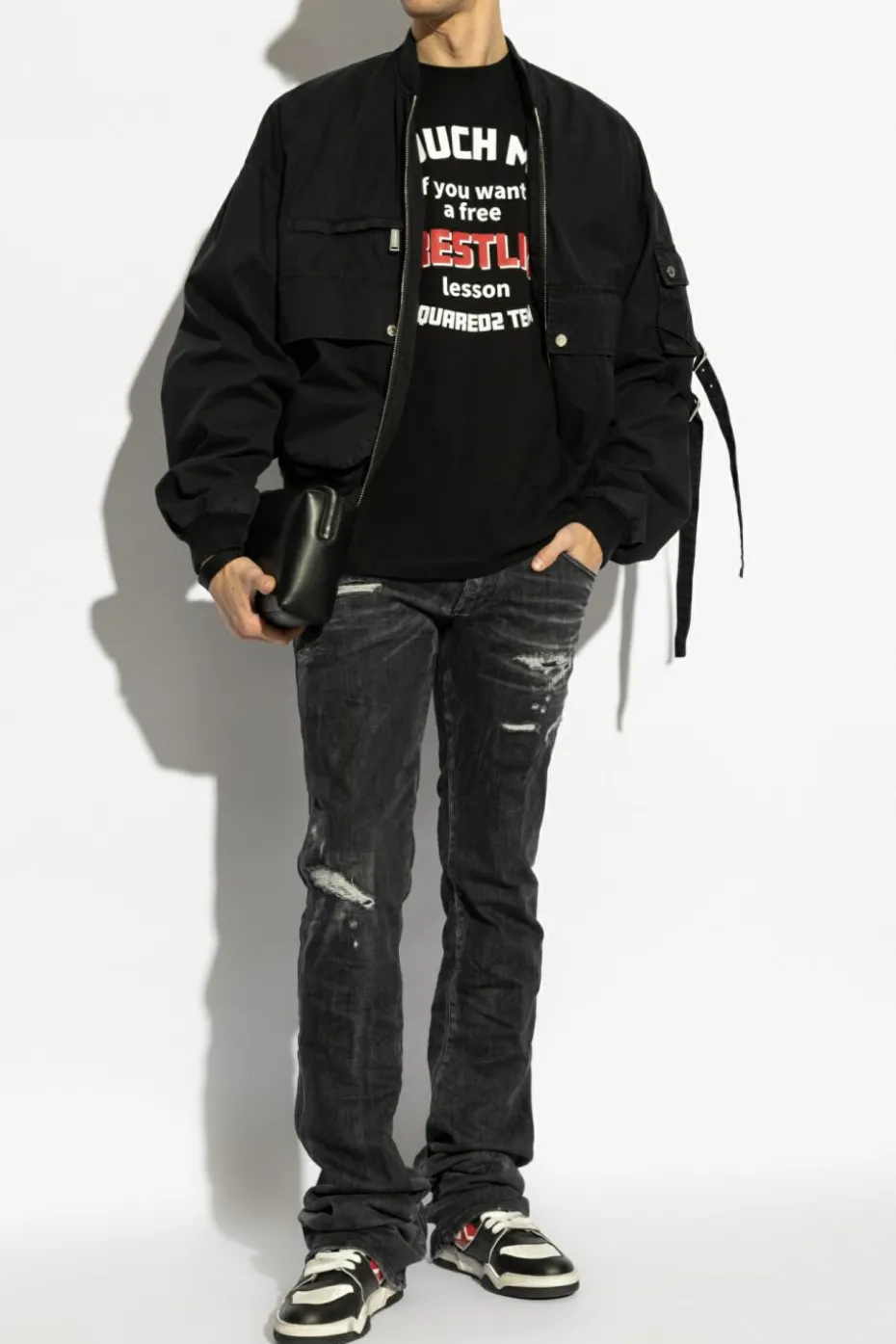 Dsquared2 BLACK Printed T-shirt