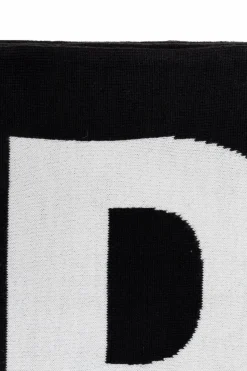 Dsquared2 BLACK Scarf with logo