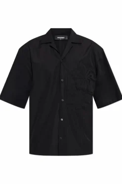 Dsquared2 BLACK Shirt with appliqué