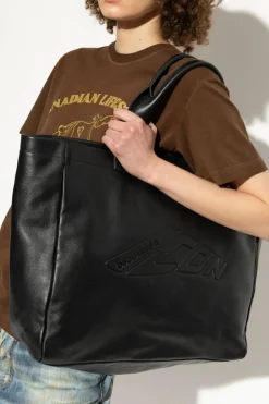 Dsquared2 BLACK shopper type bag
