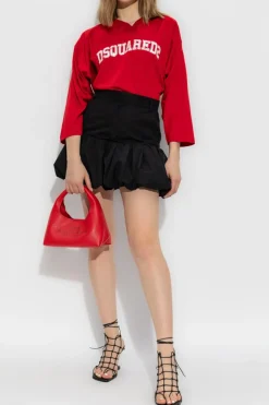 Dsquared2 BLACK Short cotton skirt