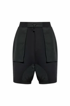 Dsquared2 BLACK Shorts made of combined materials