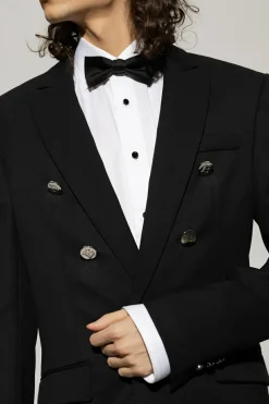 Dsquared2 BLACK Silk bow tie