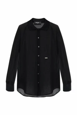 Dsquared2 BLACK Silk shirt