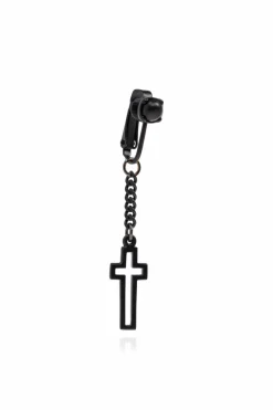 Dsquared2 BLACK Single clip with pendant