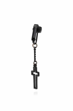 Dsquared2 BLACK Single clip with pendant