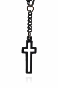 Dsquared2 BLACK Single clip with pendant