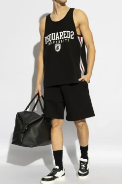 Dsquared2 BLACK Sleeveless T-shirt
