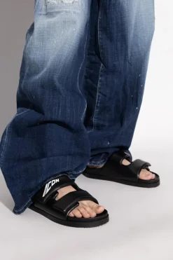 Dsquared2 BLACK Slides with logo