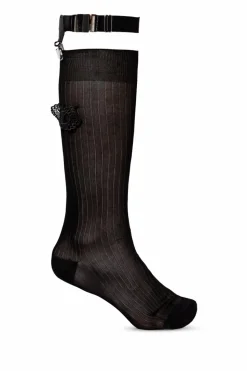 Dsquared2 BLACK Socks with cufflinks