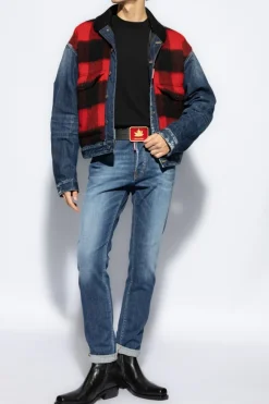 Dsquared2 BLACK Sweater with logo