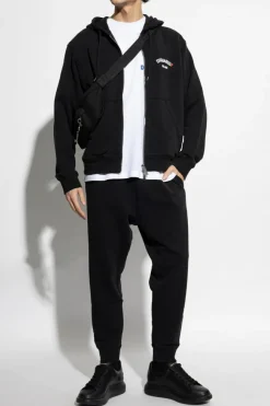 Dsquared2 BLACK Sweatpants with logo