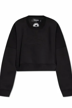 Dsquared2 BLACK Sweatshirt with logo