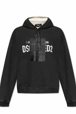 Dsquared2 BLACK Sweatshirt with logo