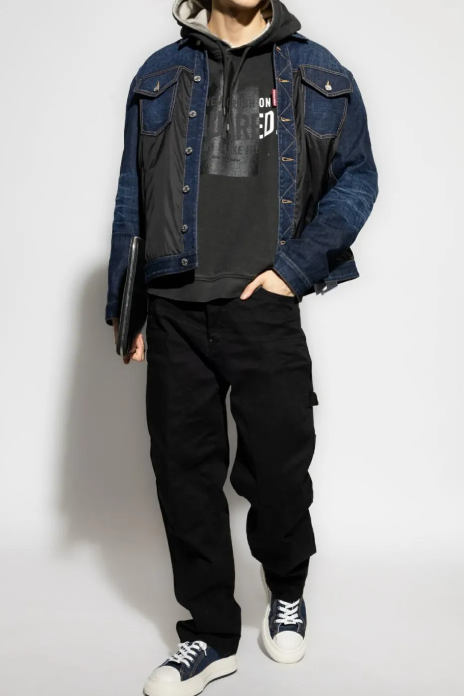 Dsquared2 BLACK Sweatshirt with logo