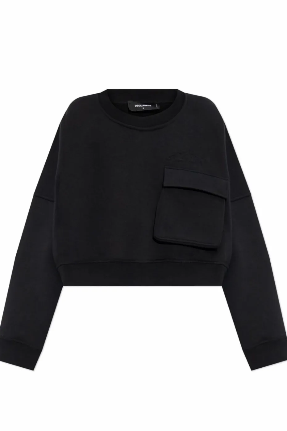 Dsquared2 BLACK Sweatshirt with pocket