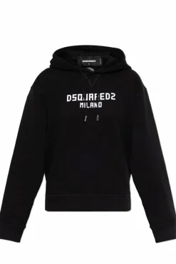 Dsquared2 BLACK Sweatshirt with logo