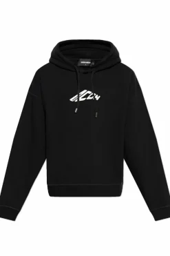 Dsquared2 BLACK Sweatshirt with Logo