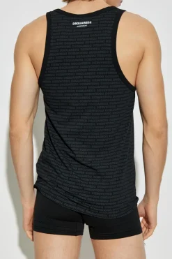 Dsquared2 BLACK Top from the 'Underwear' collection
