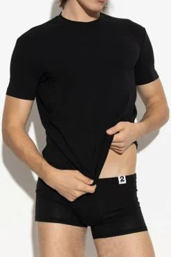 Dsquared2 BLACK T-shirt from the 'Underwear' collection