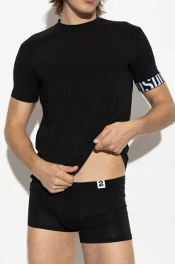 Dsquared2 BLACK T-shirt from the 'Underwear' collection
