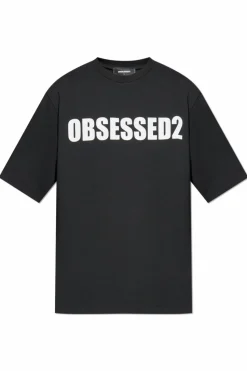 Dsquared2 BLACK T-shirt with logo