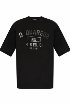 Dsquared2 BLACK T-shirt with logo