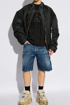 Dsquared2 BLACK T-shirt with logo