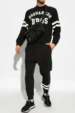 Dsquared2 BLACK T-shirt with logo