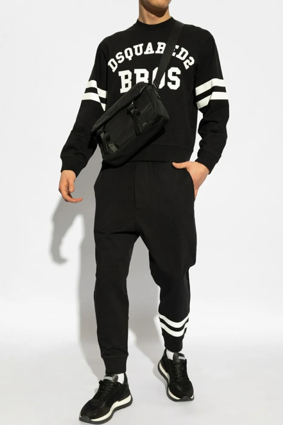 Dsquared2 BLACK T-shirt with logo