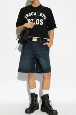 Dsquared2 BLACK T-shirt with logo