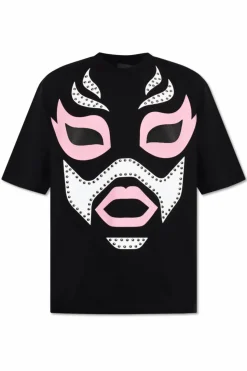 Dsquared2 BLACK T-shirt with appliquƩ
