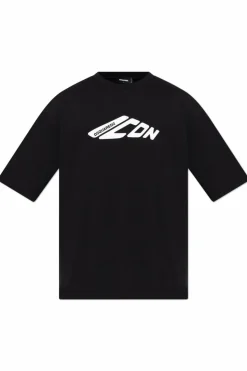 Dsquared2 BLACK T-shirt with logo