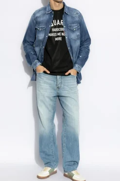 Dsquared2 BLACK T-shirt with print