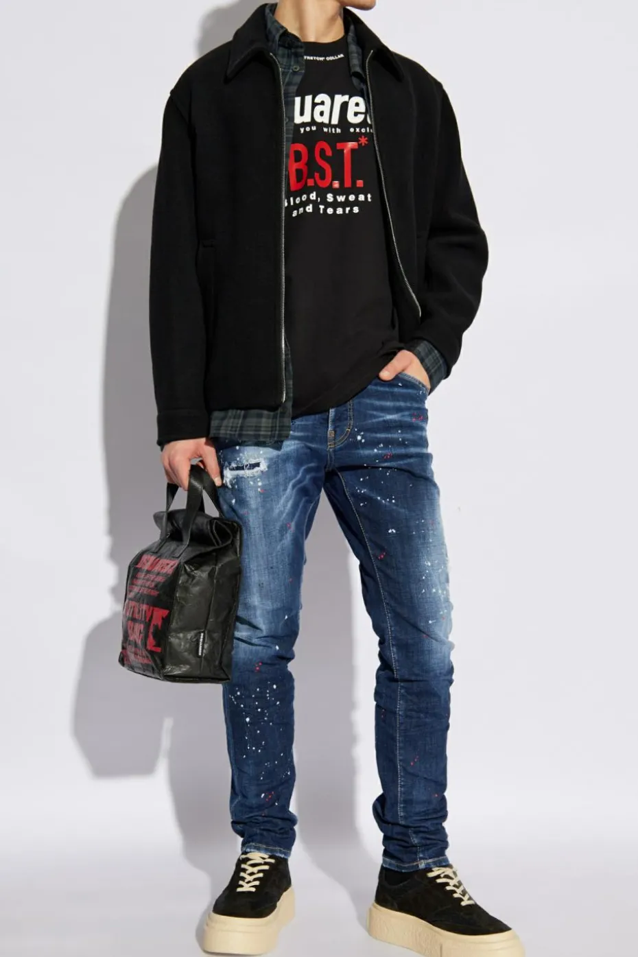 Dsquared2 BLACK T-shirt with print