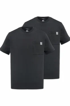 Dsquared2 BLACK Two-pack of logo t-shirts