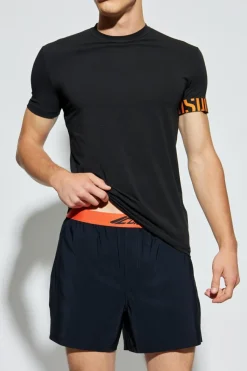Dsquared2 BLACK Underwear-style T-shirt with a round neckline