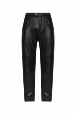 Dsquared2 BLACK Waxed pants