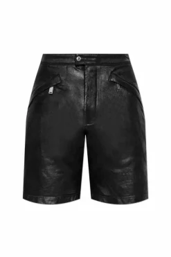 Dsquared2 BLACK Waxed shorts