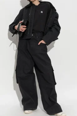 Dsquared2 BLACK Wide pants