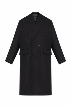 Dsquared2 BLACK Wool coat