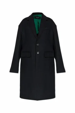 Dsquared2 BLACK Wool coat