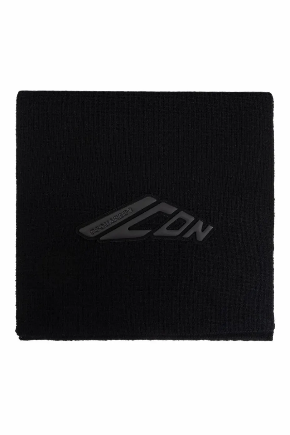 Dsquared2 BLACK Wool scarf