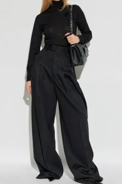 Dsquared2 BLACK Wool trousers