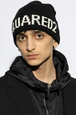 Dsquared2 BLACK Woolen hat