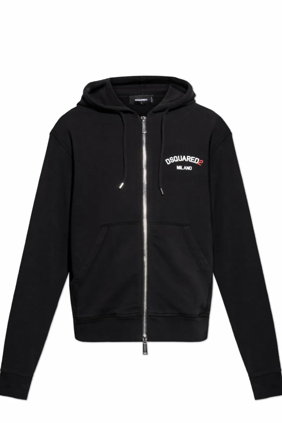 Dsquared2 BLACK Zip-up sweatshirt