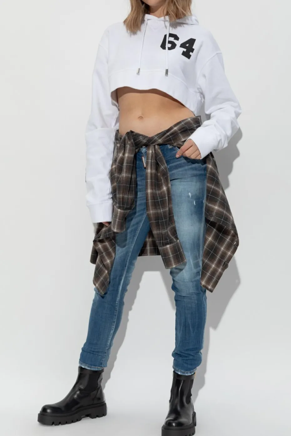 Dsquared2 BLUE Jeans Medium Waist Jennifer