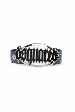 Dsquared2 BLUE Leather belt