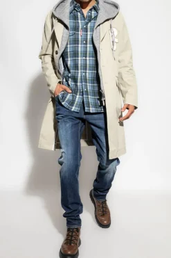 Dsquared2 BLUE Plaid shirt