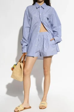 Dsquared2 BLUE Shirt capsule `Summer Lovers`